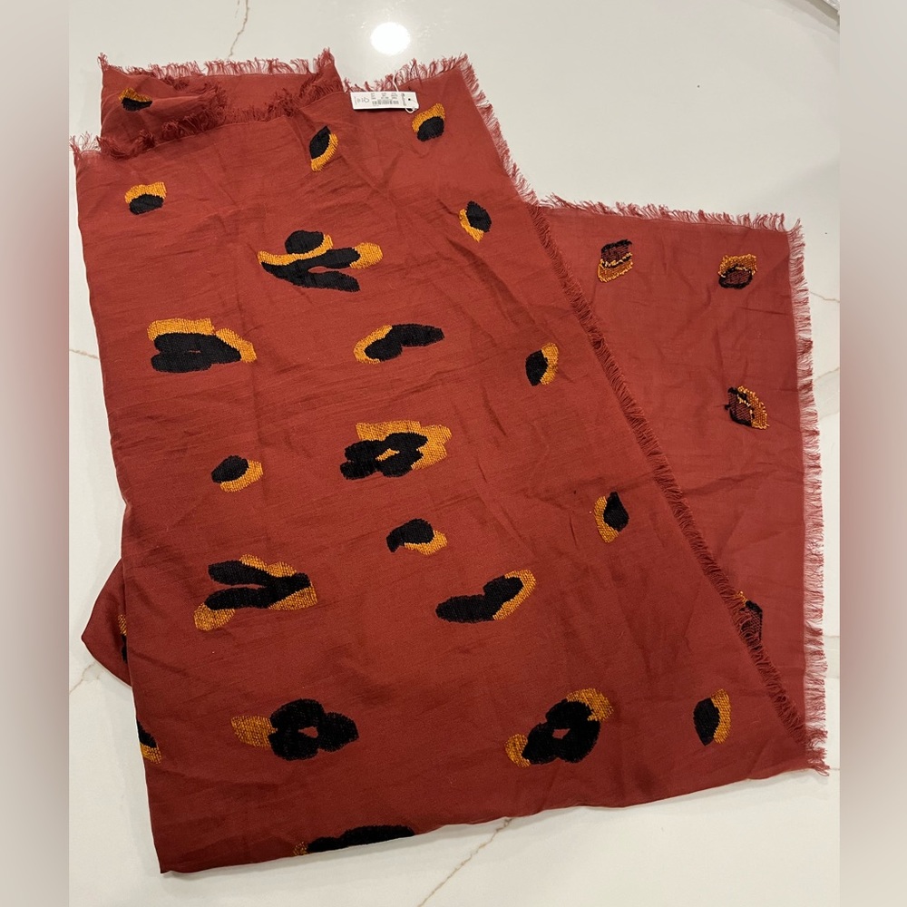 NWT Madewell Leopard Scarf